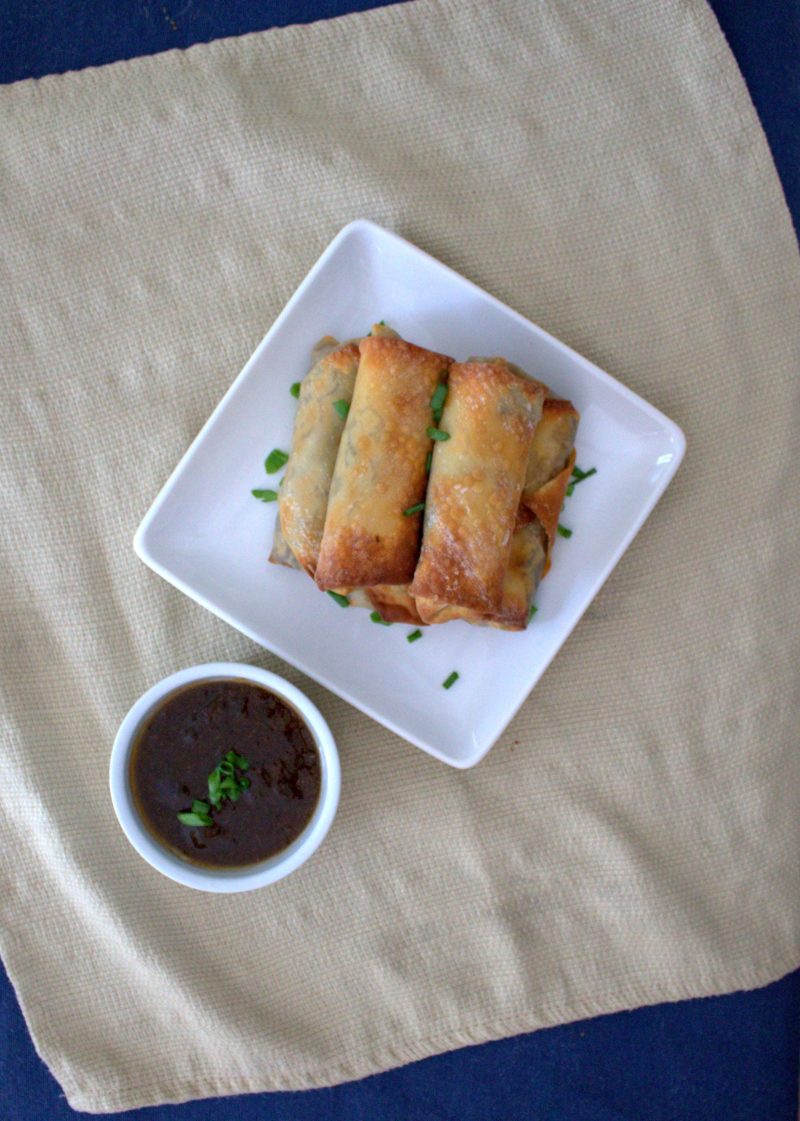 Baked Veggie Egg Rolls with Duck Sauce