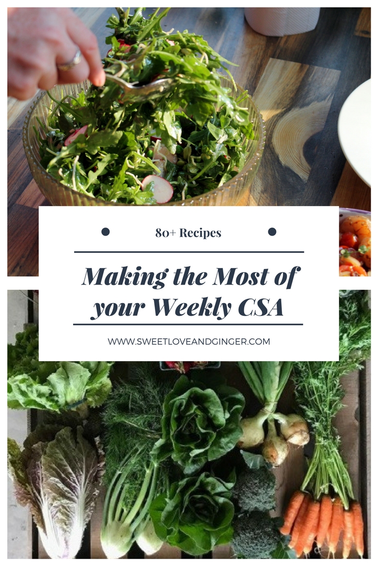 Making the Most of your Weekly CSA