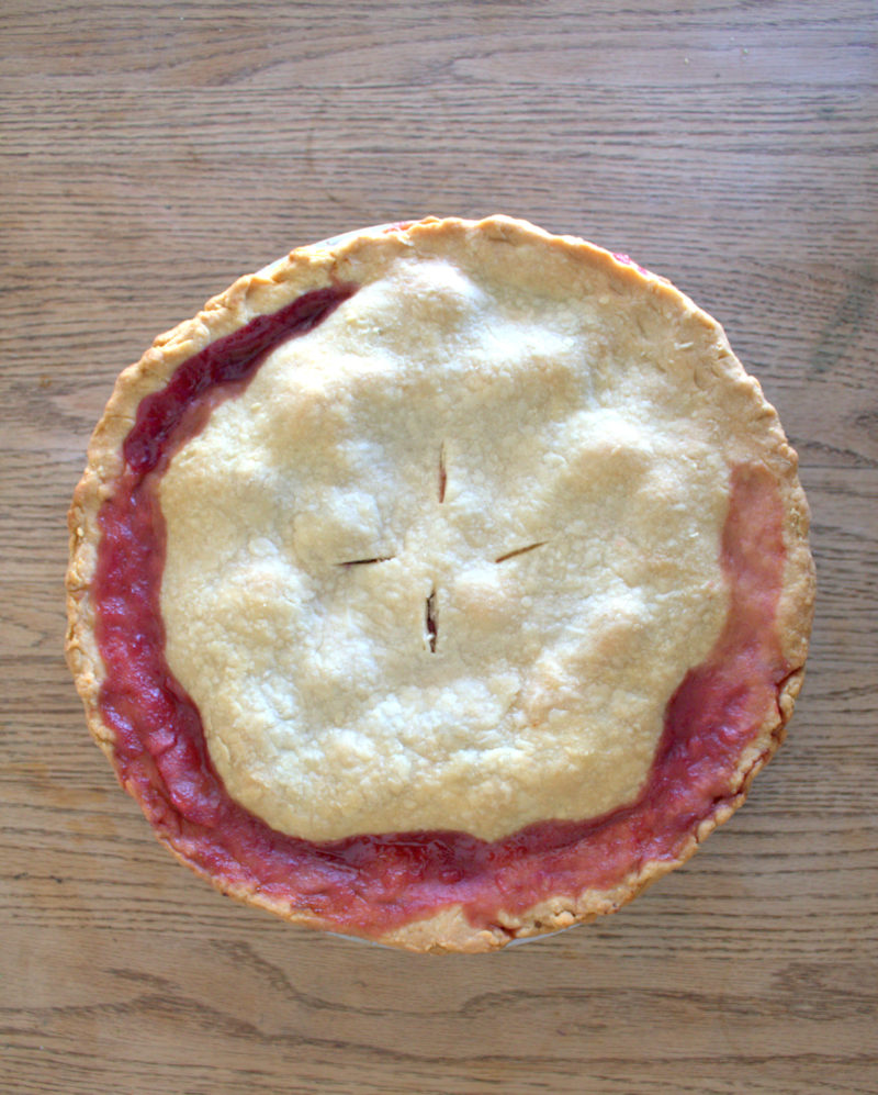 Berry Rhubarb Pie Recipe