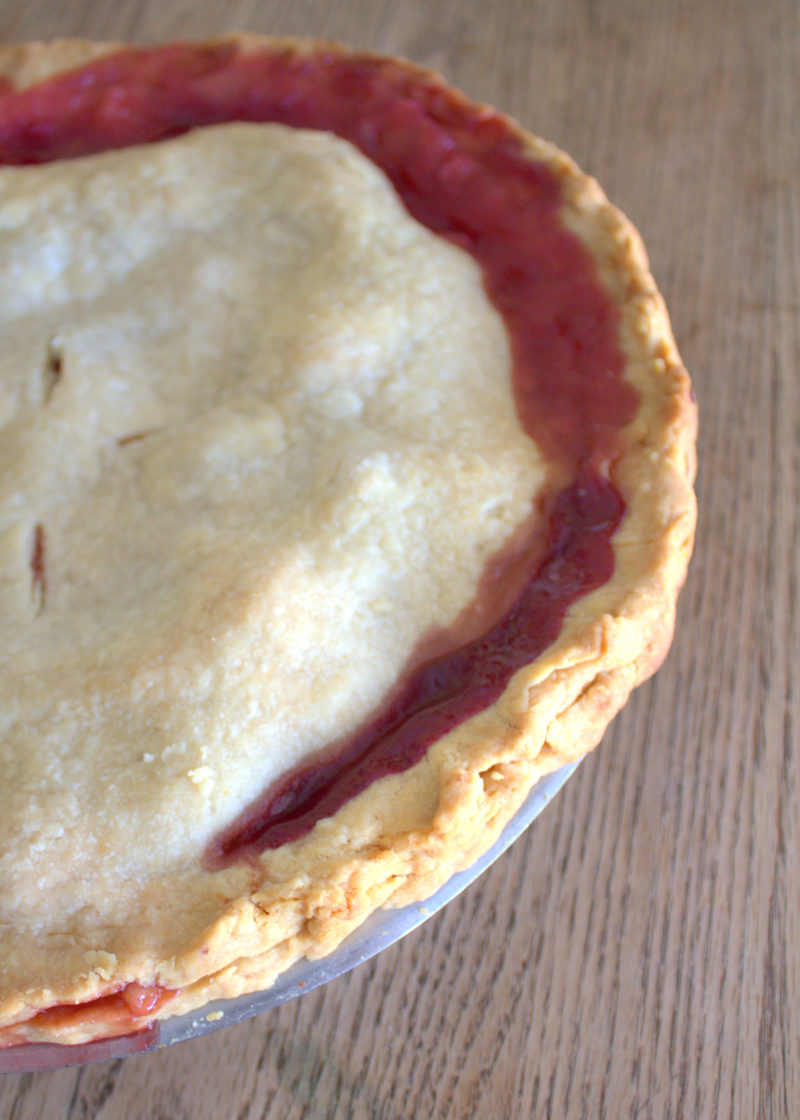 Berry Rhubarb Pie Recipe