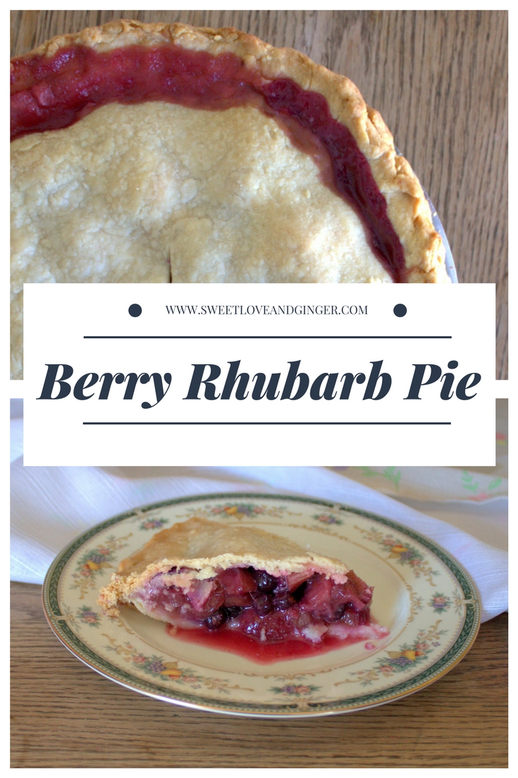 Amy’s Berry Rhubarb Pie