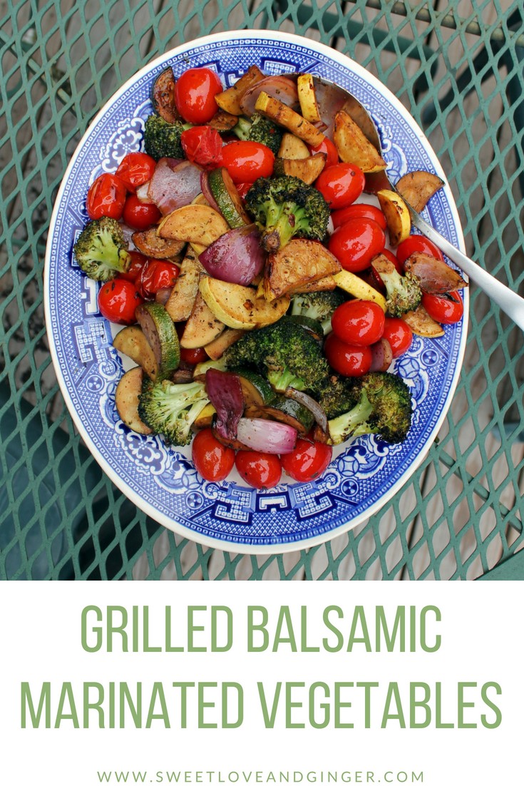 Grilled Balsamic Marinated Vegetables