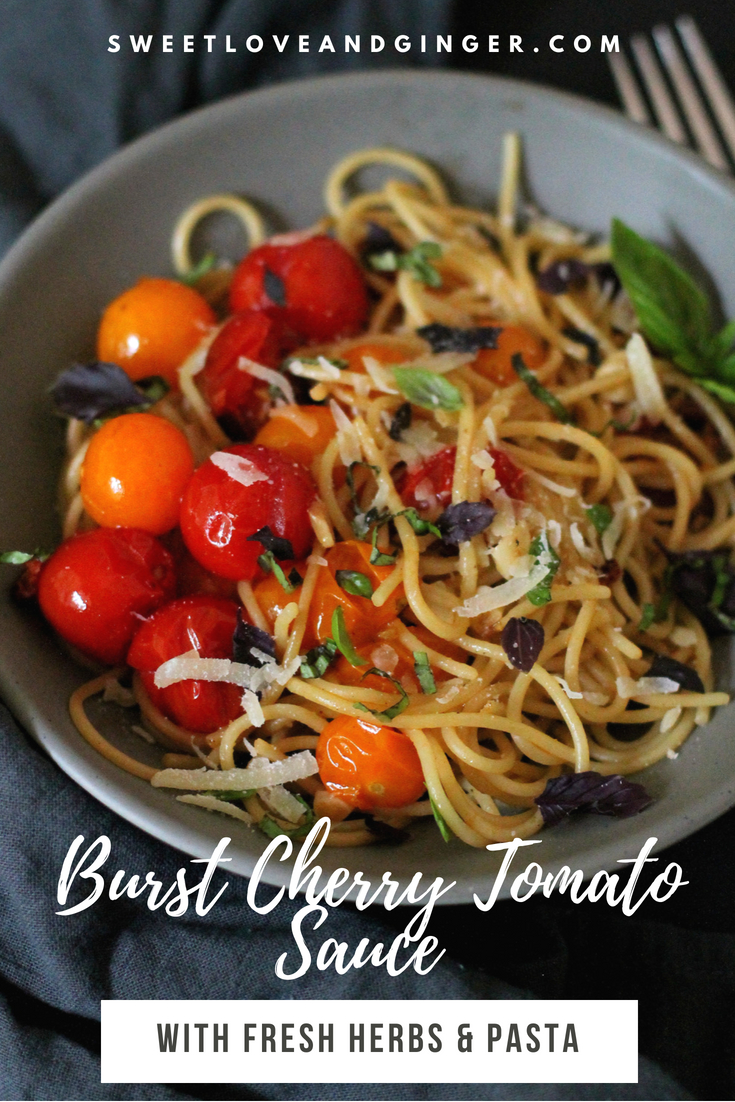 Burst Cherry Tomato Sauce with Herbs