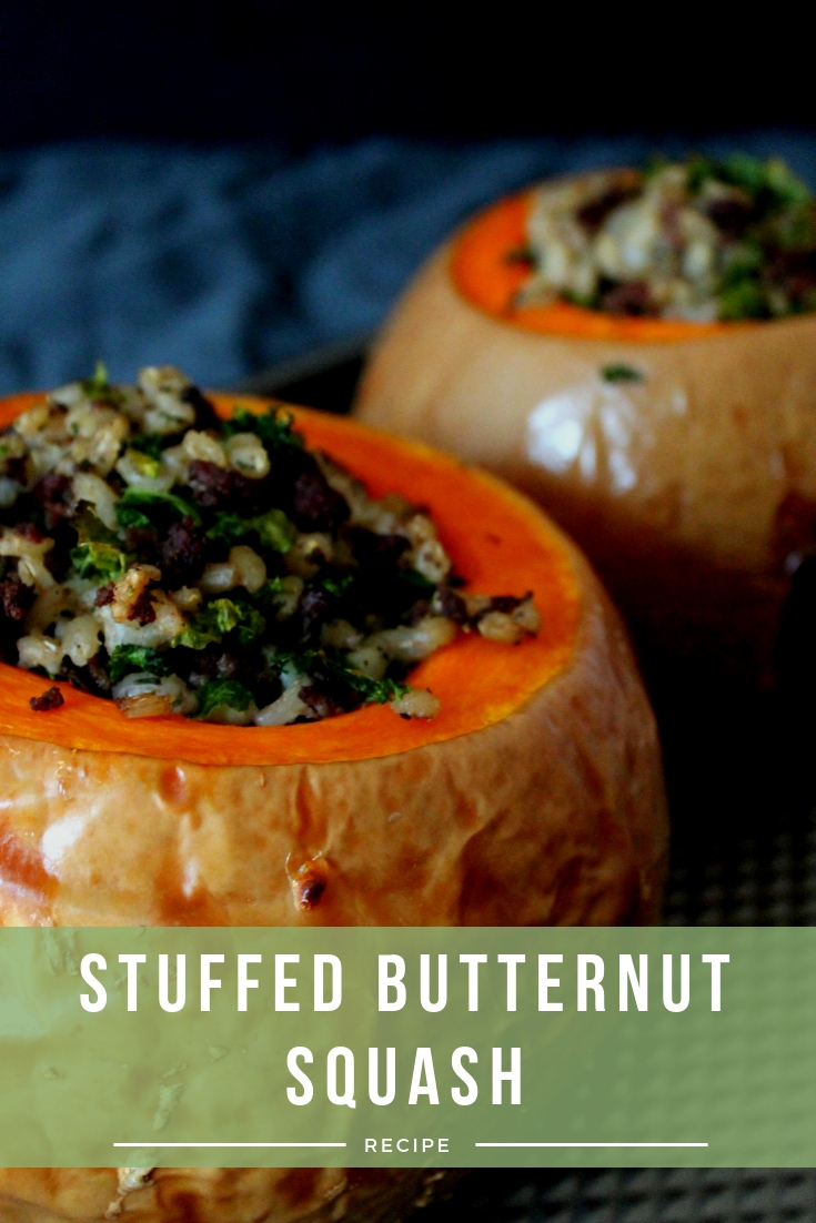 Sausage Stuffed Butternut Squash