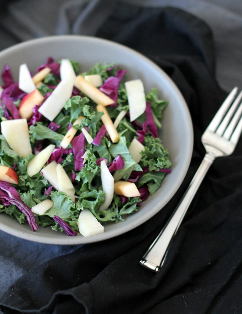 Kohlrabi and Kale Crunch Salad