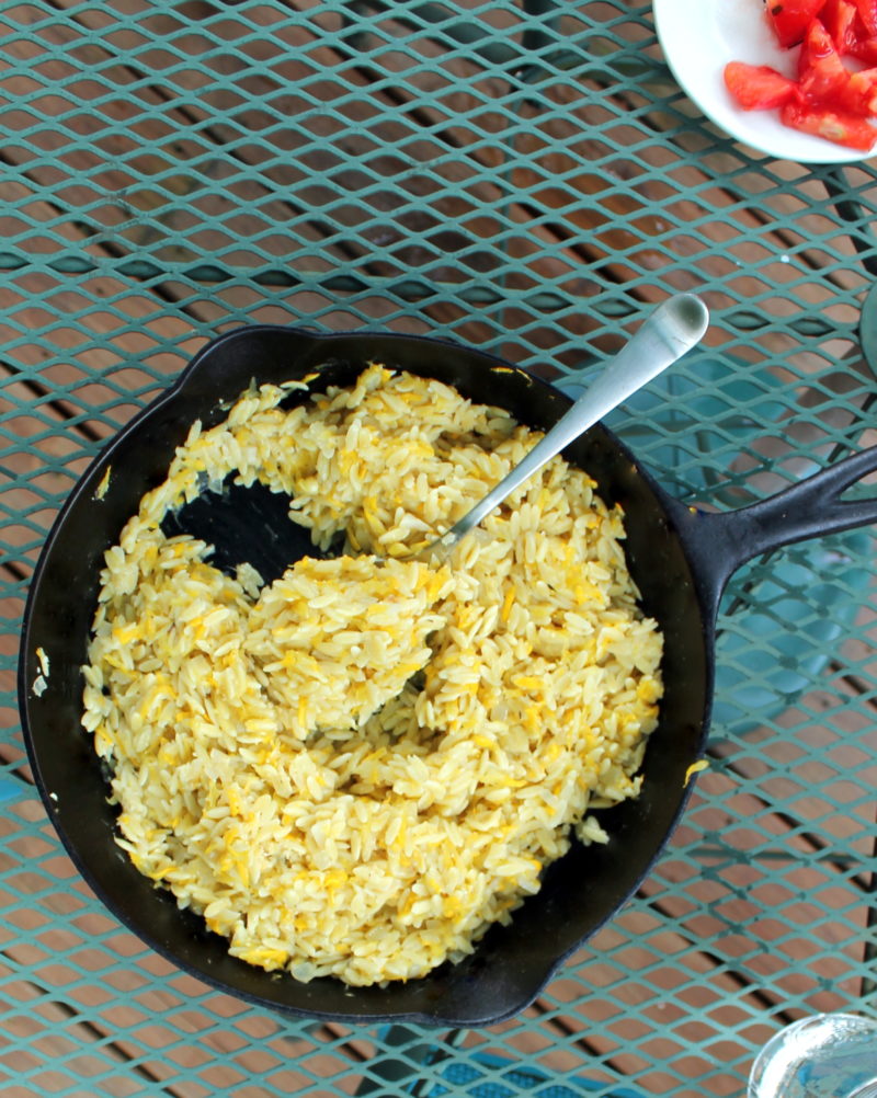 Disappearing Squash Orzo