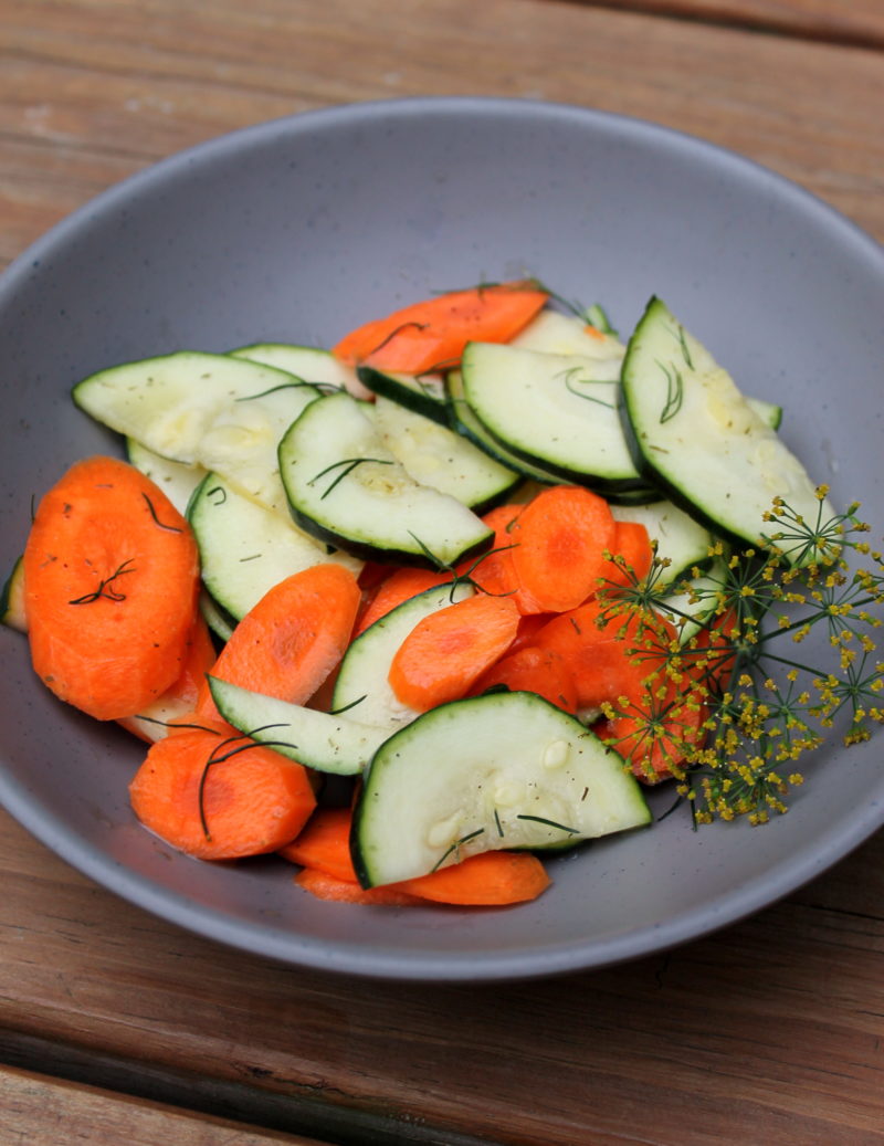 Carrot & Zucchini Salad with Dill